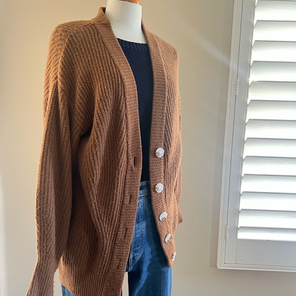 Topshop Camel Cardigan - Picture 4 of 5